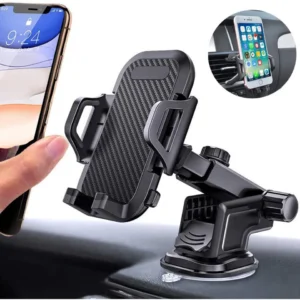 SH3100 Universal Car Mobile Holder | 360° Rotatable Dashboard & Windshield Phone Mount